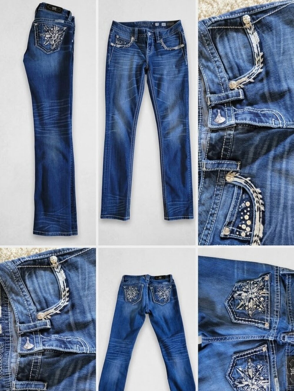Miss Me Jeans Size 27 Signature Straight Leg